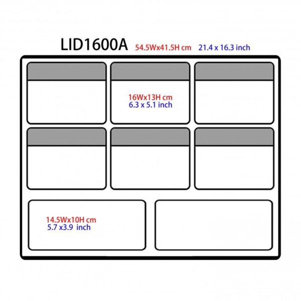 A-MoDe Lid Organizer for Pelican 1600, 1610, 1620 - Image 6