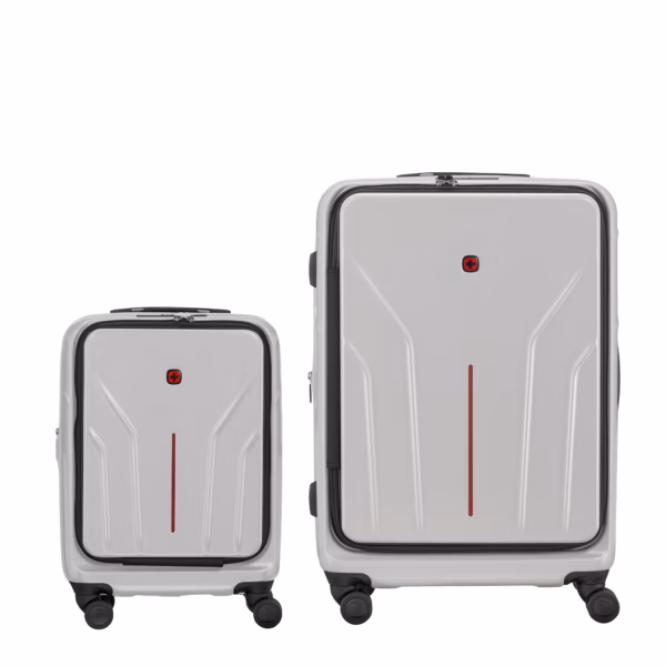 WENGER Amplix 2pc Luggage Set Silver