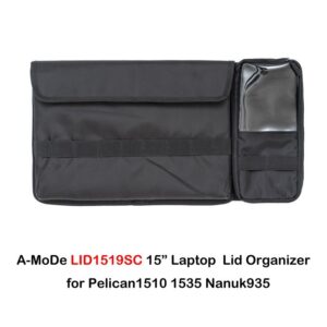 A-MoDe 15", 16" Laptop Lid Organizer for Pelican 1510, 1535