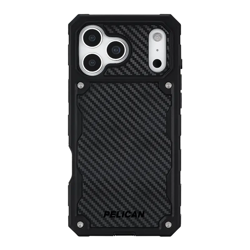Pelican Shield MagSafe Case with Holster for iPhone 17 Pro Max - Carbon Fiber