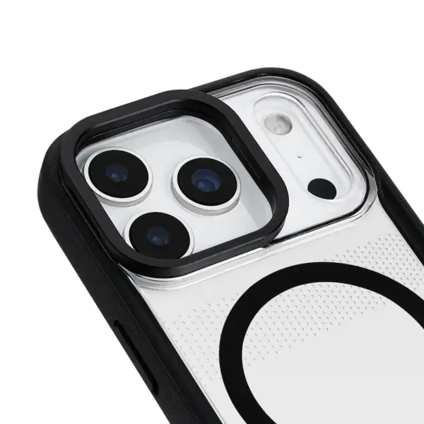 Pelican Protector MagSafe Case with Stand for iPhone 17 Pro - Clear / Black