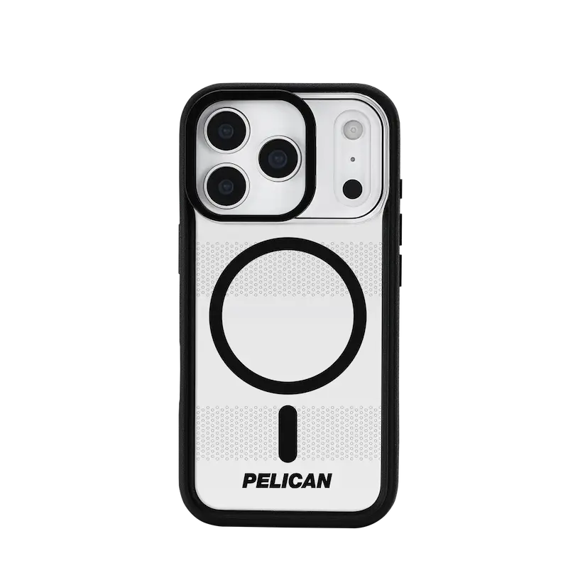 Pelican Protector MagSafe Case with Stand for iPhone 17 Pro - Clear / Black