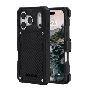 Pelican Shield MagSafe Case with Holster for iPhone 17 Pro - Carbon Fiber
