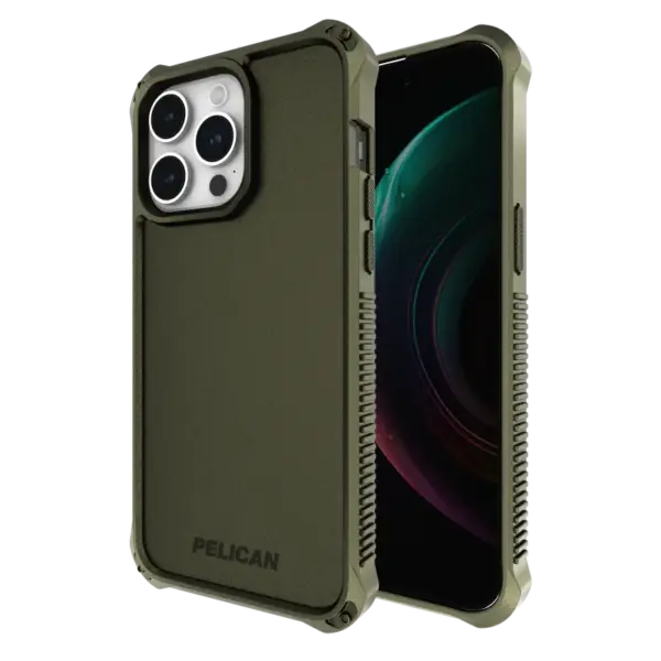 Pelican Guardian MagSafe Case for iPhone 15 Pro Max olive