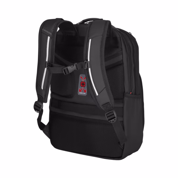 Wenger Cosmic 17" Laptop Backpack | Black - Image 4