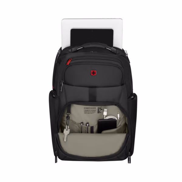 Wenger Meteor 17" Laptop Backpack | Black - Image 2