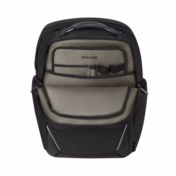 Wenger Meteor 17" Laptop Backpack | Black - Image 6