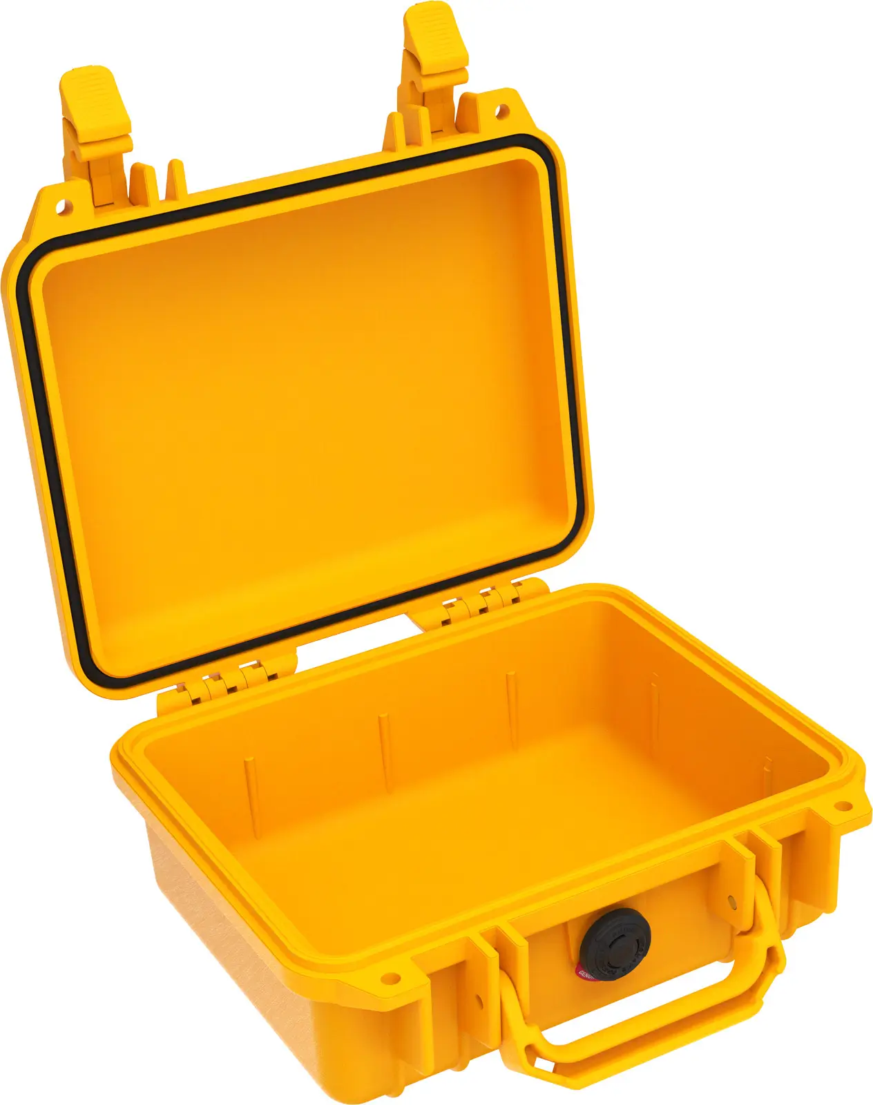pelican 1200 protector case yellow no foam