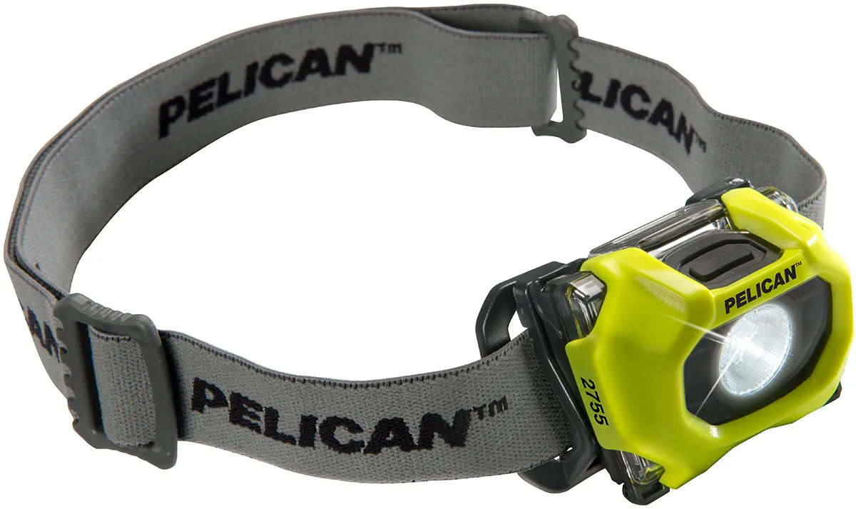 Pelican 2755 Headlamp, High Visibility Yellow