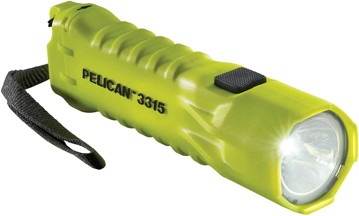 Pelican 3315 LED Torch, High Visibility Yellow