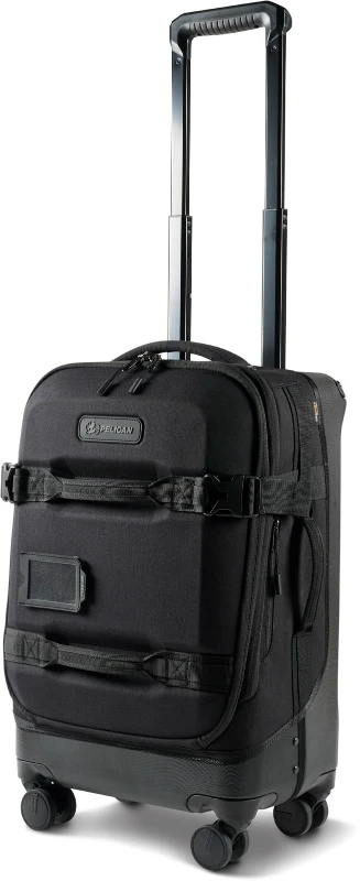 Pelican 4W22 Aegis carry-on luggage with an EVA molded front shell and spinner wheels