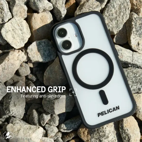 Pelican Ranger MagSafe Case | iPhone 16 | Clear/Black Frosted - Image 5