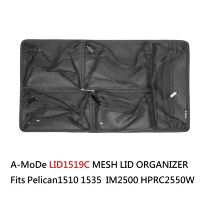 A-Mode LID1519C Mesh Lid Organizer for pelican 1510, 1535, im2500