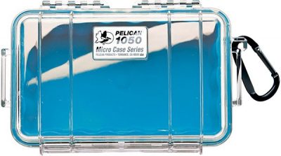 Pelican 1050 Micro Case blue with clear