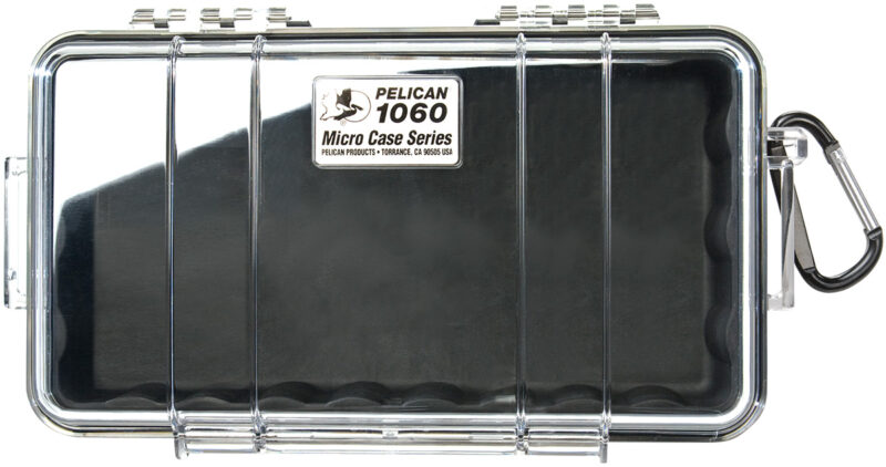 Pelican 1060 Micro Case clear with black