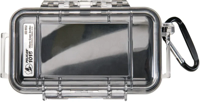 pelican 1015 micro case black with clear