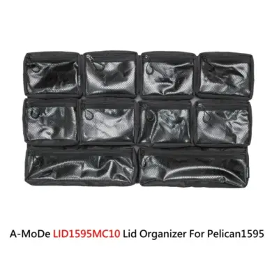 A-Mode LID1595MC10 MESH Lid Organizer for Pelican 1595 (Removable design)